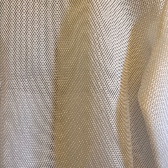 EUROPEAN FASHION: MAX AND CO White Mesh Bomber Jacket - Picture 3 of 9